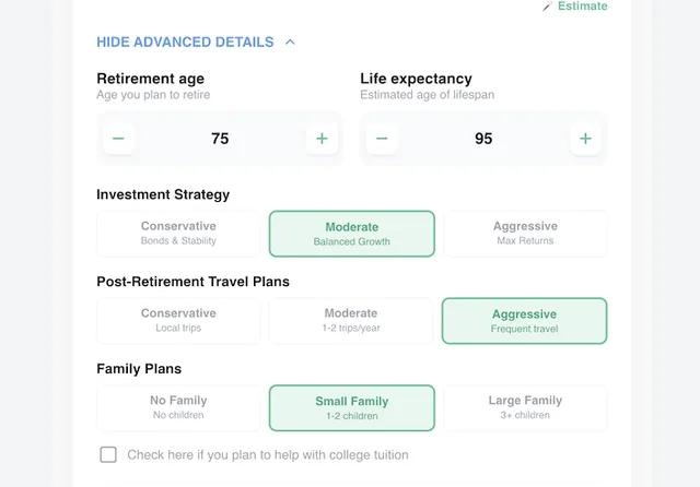 RetirementIQ screenshot