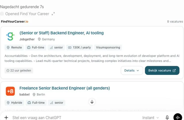 Find Your Career screenshot