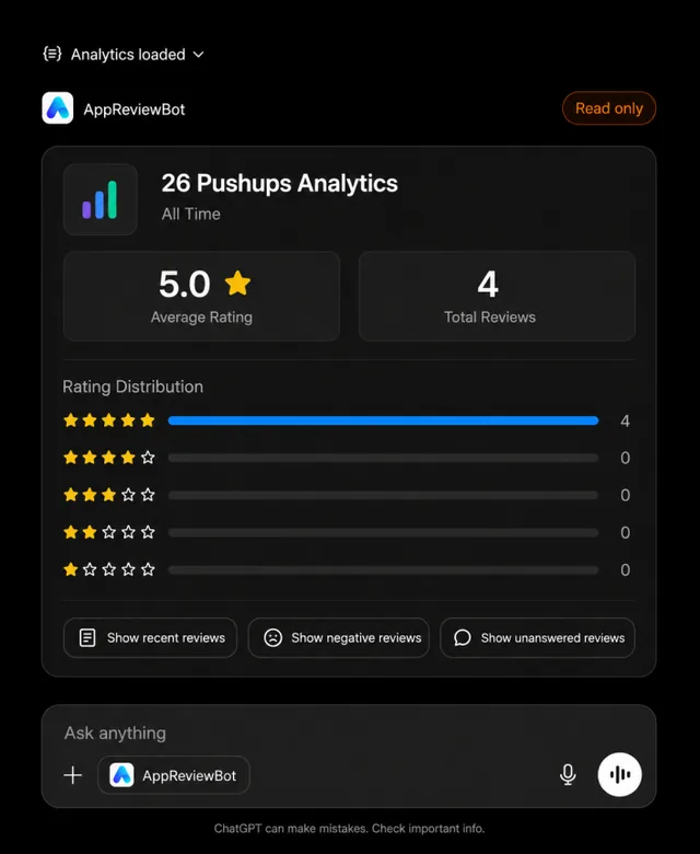 AppReviewBot screenshot