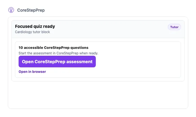 CoreStepPrep screenshot