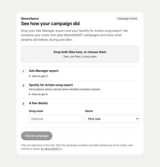 StreamSpend screenshot
