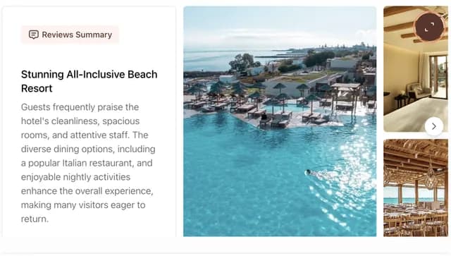 Mitsis Hotels screenshot