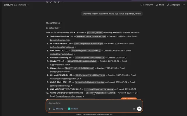 Dakota Platform screenshot