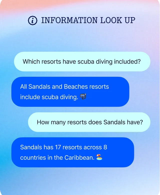 Sandals & Beaches Resorts screenshot