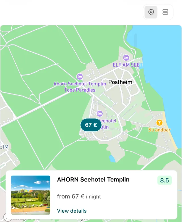 AHORN Hotels & Resorts screenshot