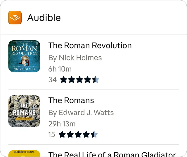 Audible screenshot