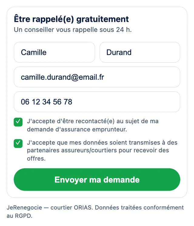 Assurance Emprunteur Lemoine screenshot