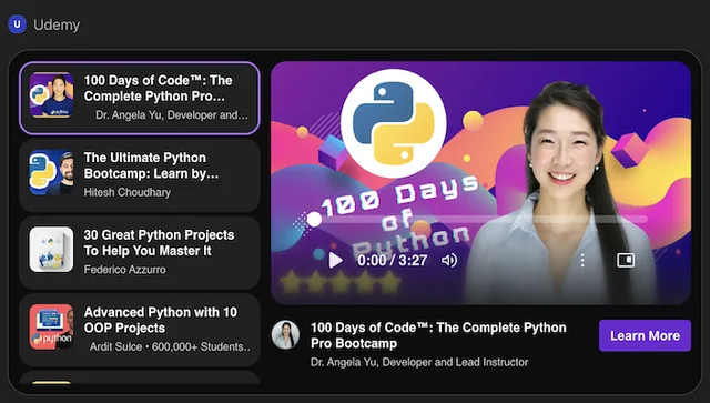 Udemy screenshot