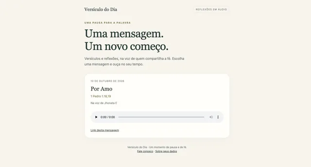 Versículo do Dia screenshot