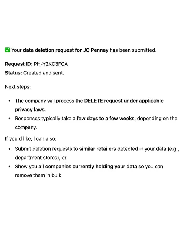 PrivacyHawk screenshot