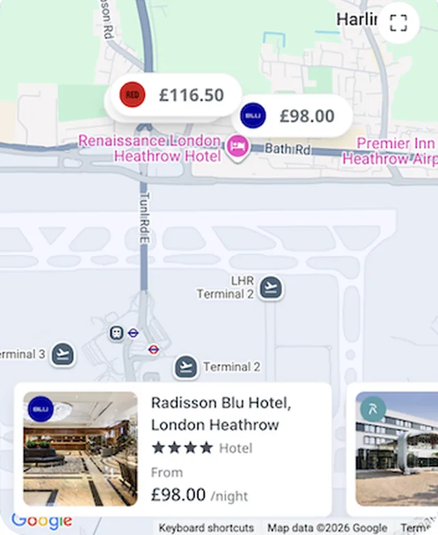 Radisson Hotels screenshot