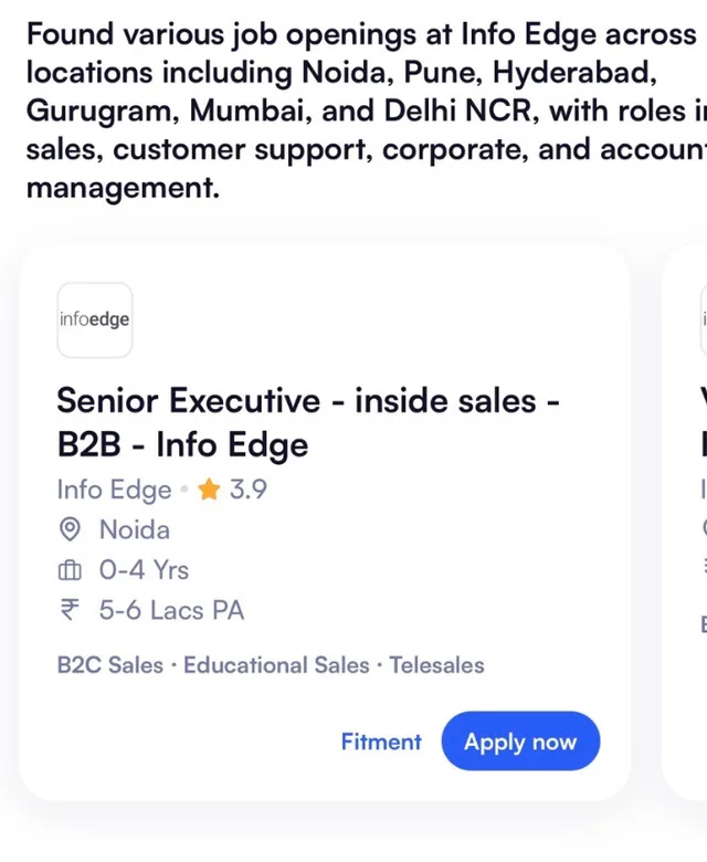 Naukri screenshot