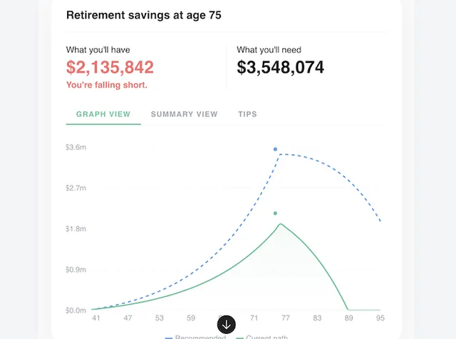 RetirementIQ screenshot