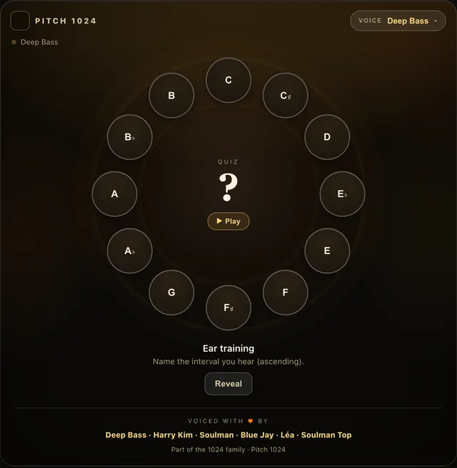 Pitch 1024 screenshot