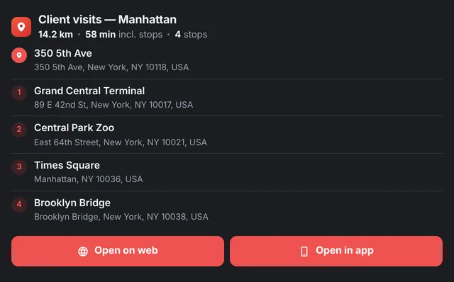 RouteXL screenshot