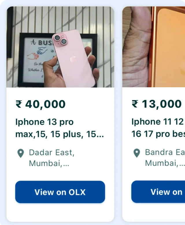 OLX India screenshot