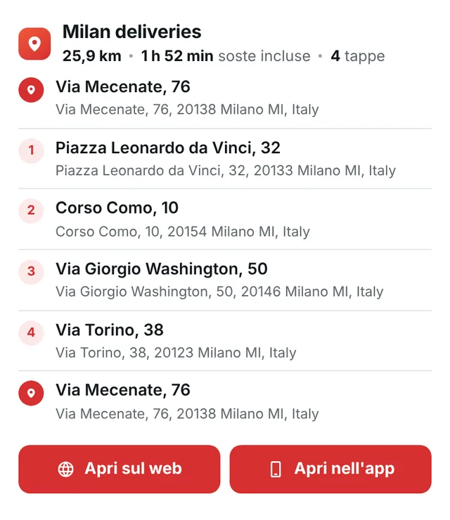 RouteXL screenshot