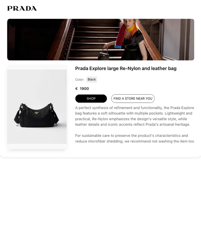 Prada screenshot