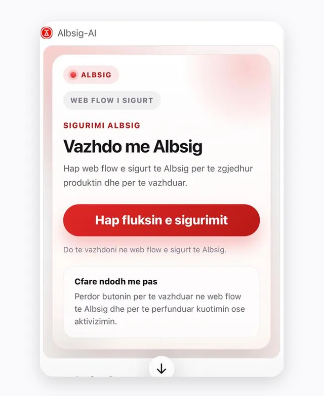 Albsig screenshot