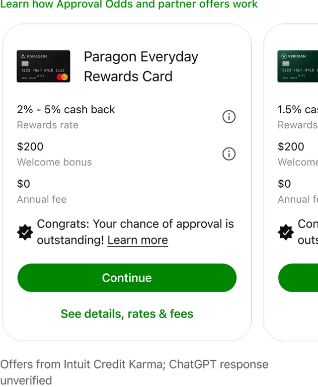 Intuit Credit Karma screenshot