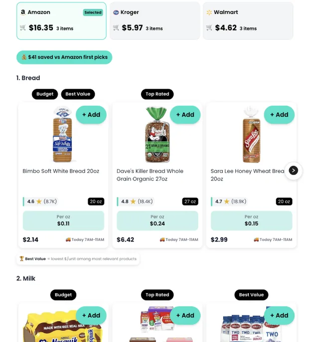 Shopperoo screenshot