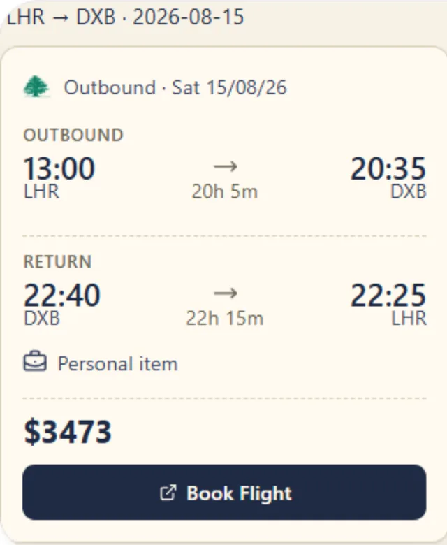 Adin Flights screenshot