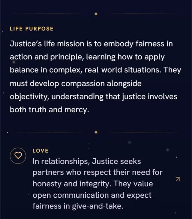 The Astro Scope Birth Arcana screenshot
