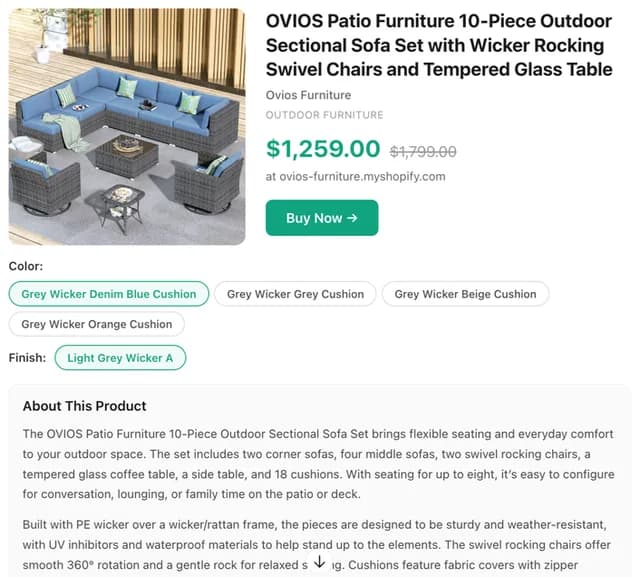 Ovios Home screenshot