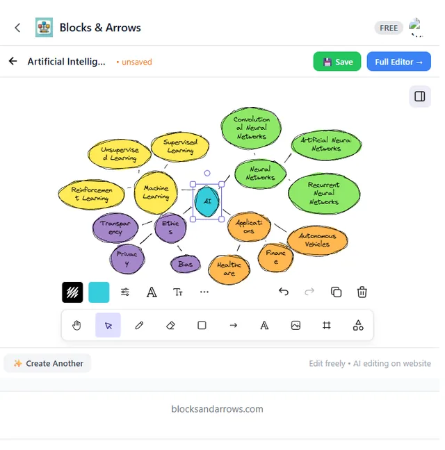 B&A: Diagrams screenshot