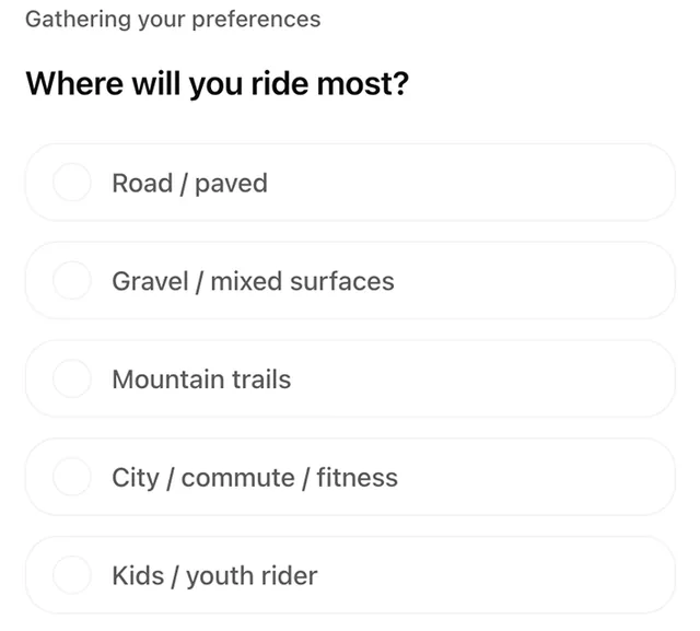 Specialized Bicycle Components screenshot