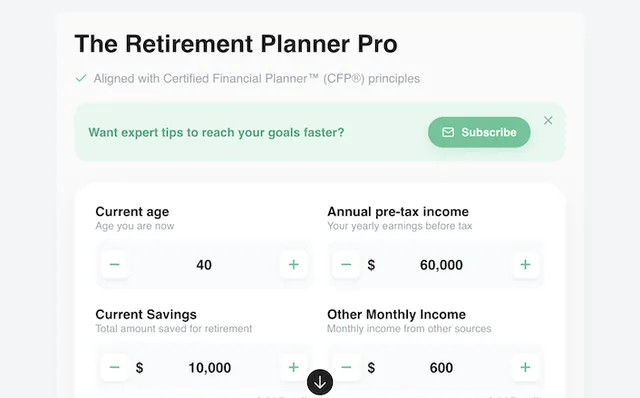 RetirementIQ screenshot