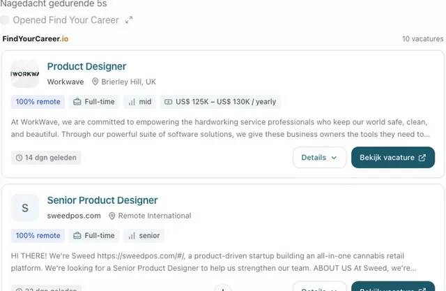 Find Your Career screenshot