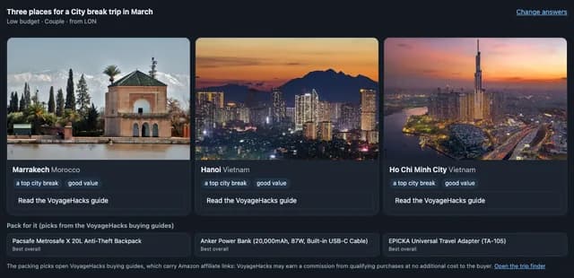 VoyageHacks screenshot