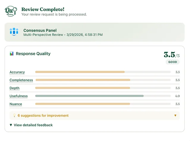 Qu Review screenshot
