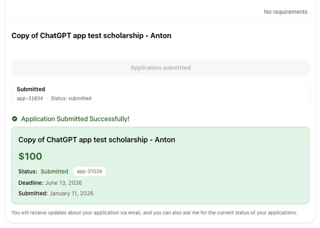ScholarshipOwl screenshot