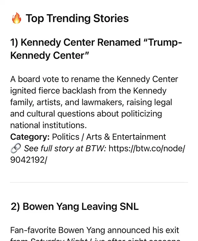 Break The Web News screenshot