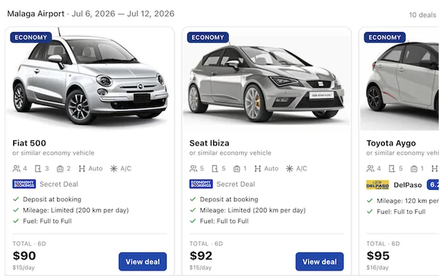 EconomyBookings screenshot