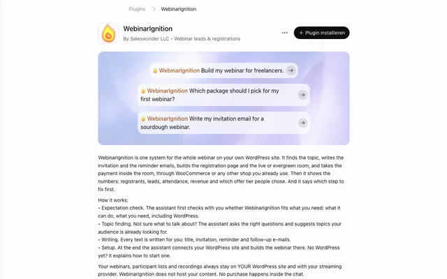 WebinarIgnition screenshot