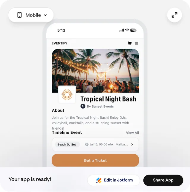 Jotform Apps screenshot