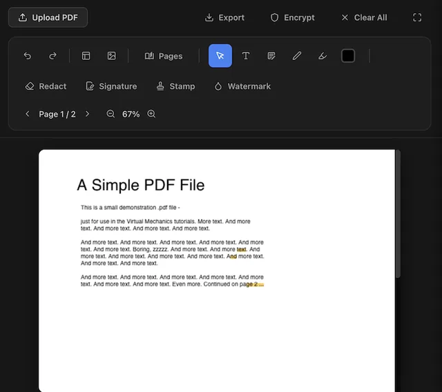 PDF Editor PRO by Playgram screenshot