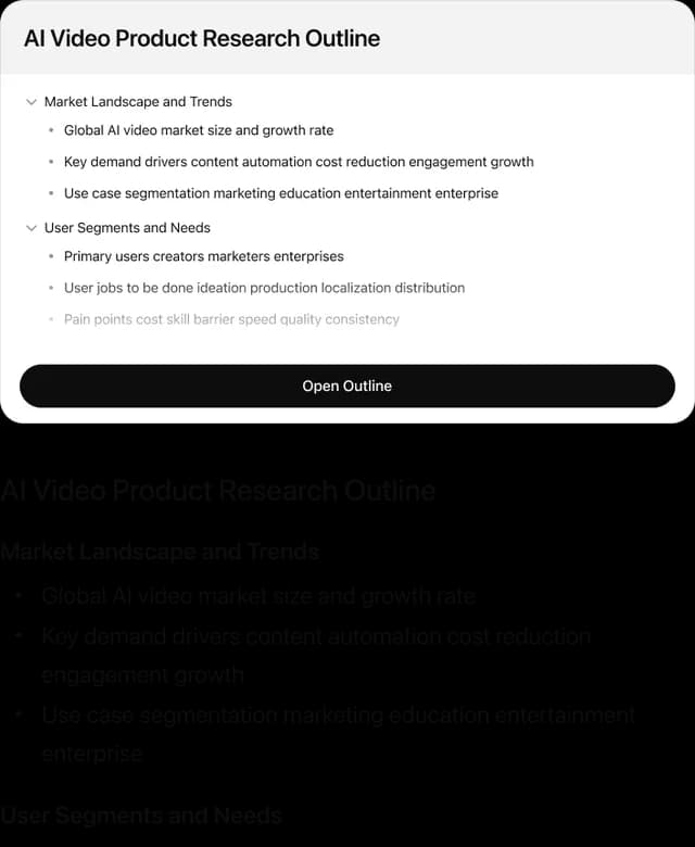 Outliner screenshot