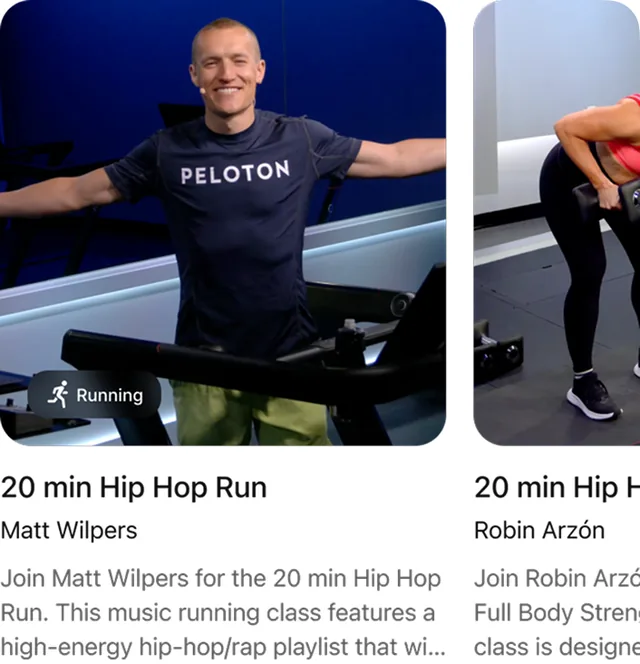 Peloton screenshot