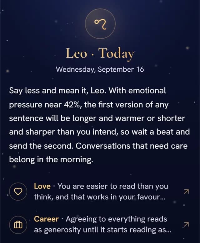 The Astro Scope Horoscope screenshot