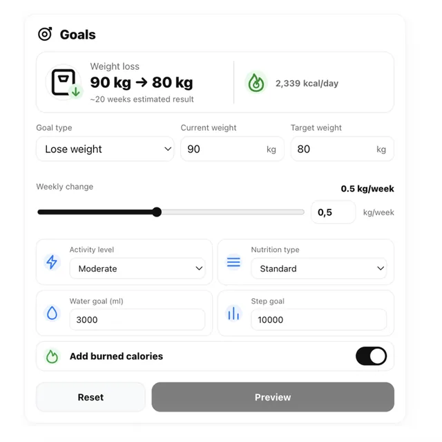 Zinde AI Free Calorie Tracker screenshot