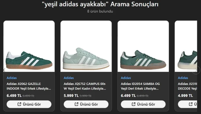 Yapay Zeka'nın Boyner'i screenshot