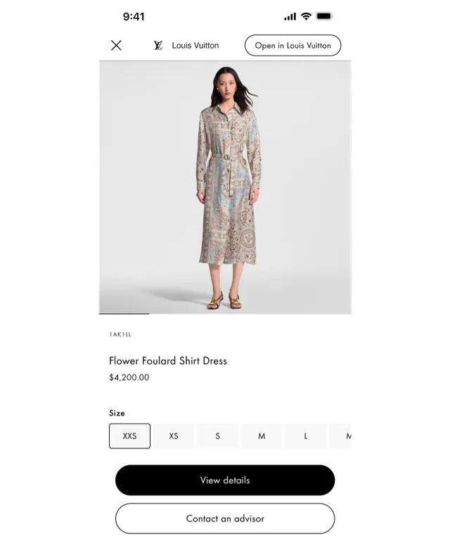 Louis Vuitton screenshot