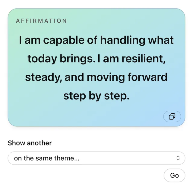 All My Affirmations screenshot
