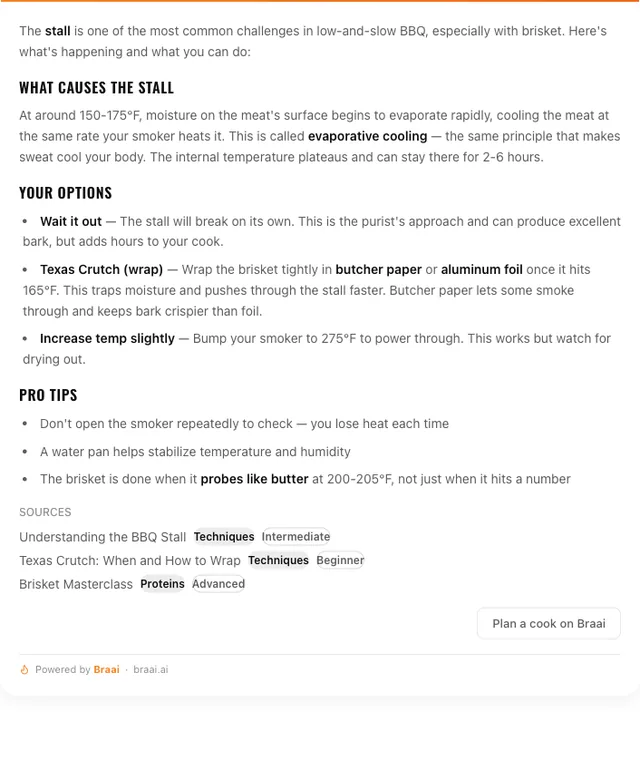 Braai BBQ Planner screenshot