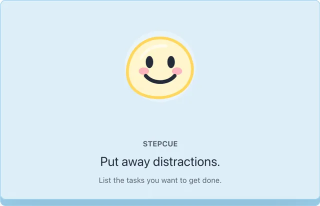 StepCue screenshot