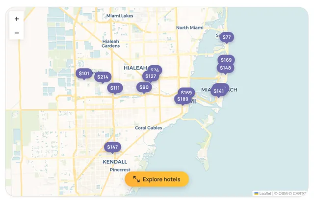 Dayuse Hotels screenshot